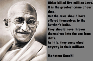 Gandhi's Views on What The Jewish Community should have done in response to the Nazis.